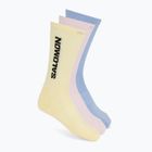 Skarpety Salomon Everyday Crew 3 pack brunnera blue/dusty yellow/icy pink
