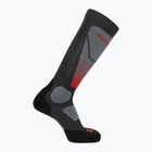 Skarpety narciarskie Salomon S/Pro Anthracite/Medium Grey/Fiery Red