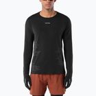 Longsleeve do biegania męski Salomon Sense Aero GFX Tee LS deep black/black beauty
