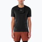 Koszulka do biegania męska Salomon Sense Aero GFX Tee SS deep black/black beauty