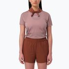 Koszulka do biegania damska Salomon Sense Aero GFX Tee SS antler/chocolate fondant