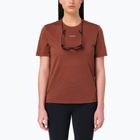 Koszulka do biegania damska Salomon Shakeout Core SS Tee burnt umber
