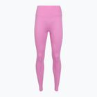 Legginsy treningowe damskie Nike One High-Waisted 7/8 light magenta/white
