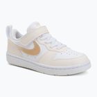 Buty dziecięce Nike Court Borough Low white/chalk/white/shimmer