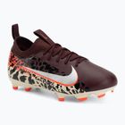 Buty piłkarskie dziecięce Nike United Jr. Mercurial Vapor 16 Academy MG burgundy crush/metallic silver