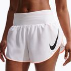 Spodenki do biegania damskie Nike Tempo Swoosh Dri-Fit Mid-Rise Brief-Lined white/orange pulse/black