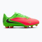 Buty piłkarskie dziecięce Nike Jr. Phantom 6 Club Erling Haaland MG hot punch/green strike/black