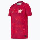 Koszulka reprezentacji Polski dziecięca wyjazdowa Nike Dri-Fit 2026 noble red/sport red
