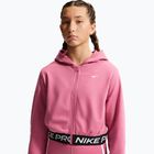 Bluza dziecięca Nike Pro Fleece Dri-Fit Full-Zip peony/peony/black/white