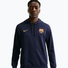Bluza męska Nike FC Barcelona Club Hoodie blackened blue/mineral yellow