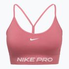 Biustonosz treningowy Nike Pro Seamless Light Support peony/white