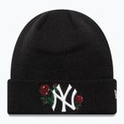 Czapka zimowa damska New Era Sequin Rose Beanie New Yor Yankees black