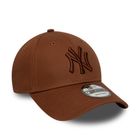 Czapka zimowa New Era League Essential 9Forty New York Yankees dark auburn