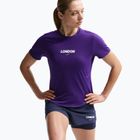 Koszulka do biegania damska Nike Swift London Dri-Fit court purple