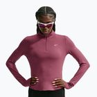 Bluza do biegania damska Nike Swift Dri-FIT UV 1/4-Zip pink smoke