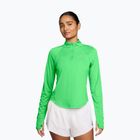 Longsleeve do biegania damski Nike Tempo Swoosh Run Dri-Fit 1/4-Zip illusion green/white