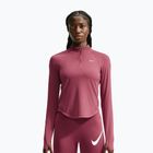 Bluza do biegania damska Nike Tempo Dri-Fit 1/4 Zip pink smoke