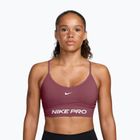 Biustonosz treningowy Nike Pro Seamless pink smoke/white