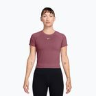 Koszulka treningowa damska Nike Pro Seamless pink smoke/white