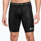 Spodenki do biegania męskie Nike Stride black/illusion green