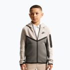 Bluza dziecięca Nike Sportswear Tech Fleece moon particle/cave stone/black/black