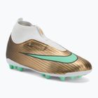Buty piłkarskie dziecięce Nike Jr. Mercurial Superfly 11 Academy "Kylian Mbappé" AG metallic gold/green glow