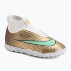 Buty piłkarskie dziecięce Nike Jr. Mercurial Superfly 11 Academy "Kylian Mbappé" TF metallic gold/green glow