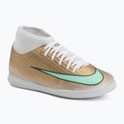 Buty piłkarskie dziecięce Nike Jr. Mercurial Superfly 11 Club "Kylian Mbappé" IN metallic gold/green glow