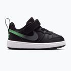 Buty dziecięce Nike Court Borough Low black/smoke grey/white/illusion green
