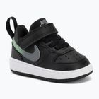 Buty dziecięce Nike Court Borough Low black/smoke grey/white/illusion green