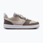 Buty dziecięce Nike Court Borough Low moon particle/cave stone/white/white