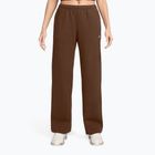 Spodnie damskie Nike Studio Fleece total cacao wow/sail