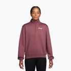 Bluza treningowa damska Nike Studio Fleece Sport pink smoke/mystic dates/white