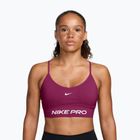 Biustonosz treningowy Nike Pro Seamless Light Support true berry/white