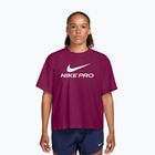 Koszulka treningowa damska Nike Pro Dri-Fit Loose true berry/white