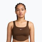 Biustonosz treningowy damski Nike One cacao wow