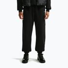 Spodnie damskie Nike Studio Fleece Medium Weight total black/sail