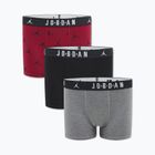 Bokserki dziecięce  Jordan JHB Flight Cotton Essential 3 pary gym red