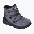 Buty zimowe dziecięce SKECHERS Turbo Tread Storm Glider gray