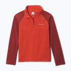 Bluza polarowa dziecięca Columbia Glacial Half Zip super sonic/red oxide