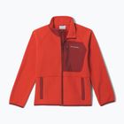 Bluza polarowa dziecięca Columbia Fast Trek V Full Zip super sonic/red oxide