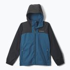 Kurtka przeciwdeszczowa dziecięca Columbia Rainy Trails III Fleece Lined phoenix blue/black