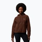 Bluza polarowa damska Columbia Timber Meadow MTR Fleece Hoodie tobacco