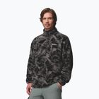 Bluza polarowa męska Columbia Timber Crest MTR Fleece Printed HZ black/icypeaks