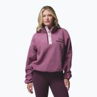 Bluza polarowa damska Columbia Helvetia II Cropped Half Snap Fleece antique mauve/mineral pink