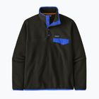 Bluza polarowa męska Patagonia Lightweight Synchilla Snap-T Pullover black w/p6 blue
