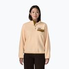 Bluza polarowa damska Patagonia Lightweight Synchilla Snap-T Pullover natural