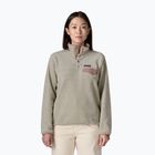 Bluza polarowa damska Patagonia Lightweight Synchilla Snap-T Pullover oatmeal heather w/moonrise taupe