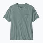 Koszulka męska Patagonia Daily Pocket Tee blue sage