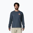 Longsleeve męski Patagonia Great Waves Responsibili-Tee LS summit blue